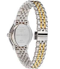 Balmain Paris Women's Quartz Analog Two Tone Mother-Of-Pearl Dial Stainless Steel Bracelet Watch