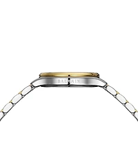 Balmain Paris Women's Quartz Analog Two Tone Mother-Of-Pearl Dial Stainless Steel Bracelet Watch