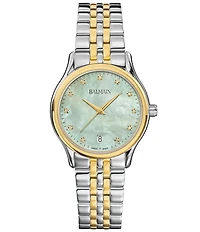 Balmain Women's Quartz Analog Two Tone Stainless Steel Bracelet Watch