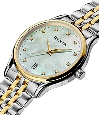 Balmain Women's Quartz Analog Two Tone Stainless Steel Bracelet Watch