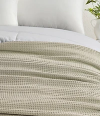 Bamboo Bliss Cozy Bamboo Waffle Bed Blanket