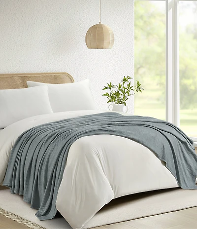 Bamboo Bliss Cozy Bamboo Waffle Bed Blanket