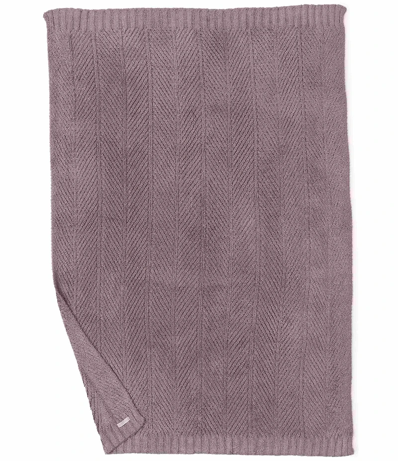 Barefoot Dreams Bamboo Cozychic® Shine Herringbone Blanket