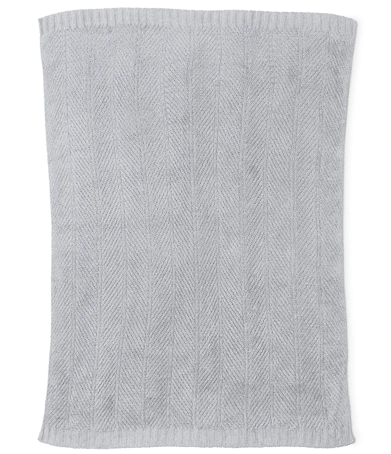 Barefoot Dreams Bamboo Cozychic® Shine Herringbone Blanket