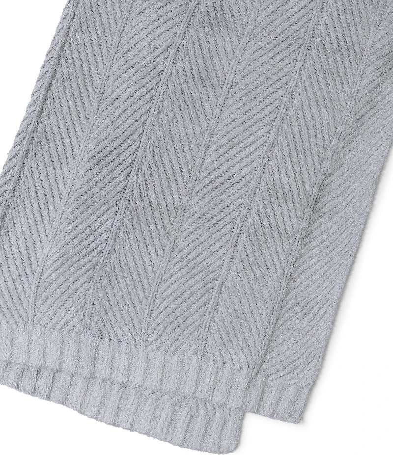 Barefoot Dreams Bamboo Cozychic® Shine Herringbone Blanket