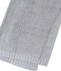 Barefoot Dreams Bamboo Cozychic® Shine Herringbone Blanket