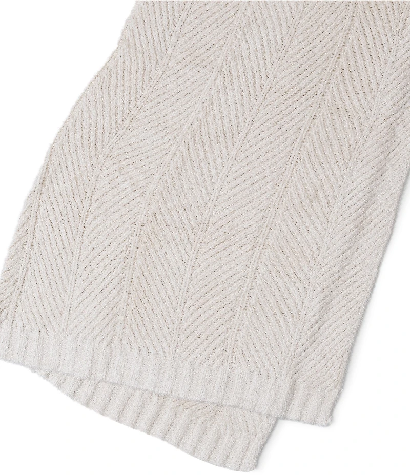 Barefoot Dreams Bamboo Cozychic® Shine Herringbone Blanket