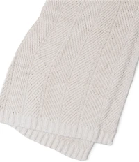 Barefoot Dreams Bamboo Cozychic® Shine Herringbone Blanket