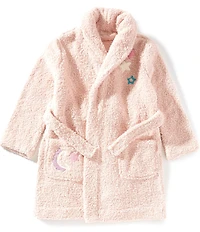 Barefoot Dreams Big Girls Cozy Chic® Youth Embroidered Star Robe