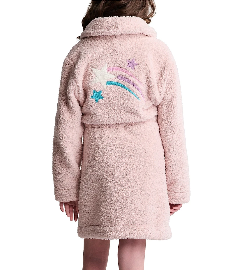 Barefoot Dreams Big Girls Cozy Chic® Youth Embroidered Star Robe
