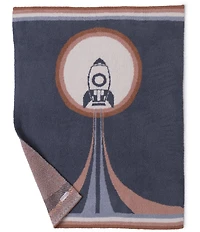 Barefoot Dreams Cozy Chic® Spaceship Stroller Blanket