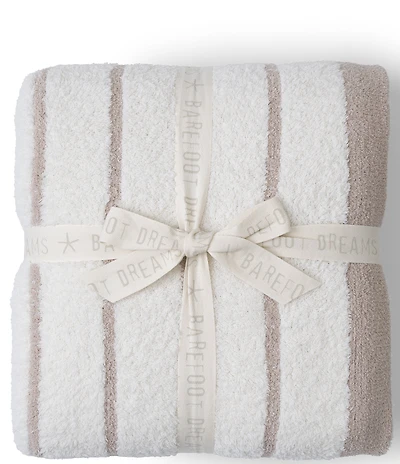 Barefoot Dreams Cozychic® Border Stripe Throw