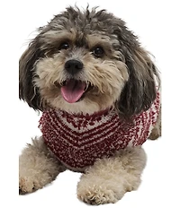 Barefoot Dreams CozyChic Checkered Stripe Pet Sweater