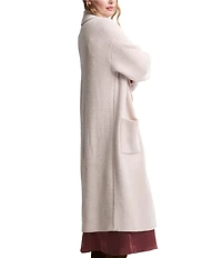 Barefoot Dreams CozyChic Cotton Ribbed Long Robe Coat