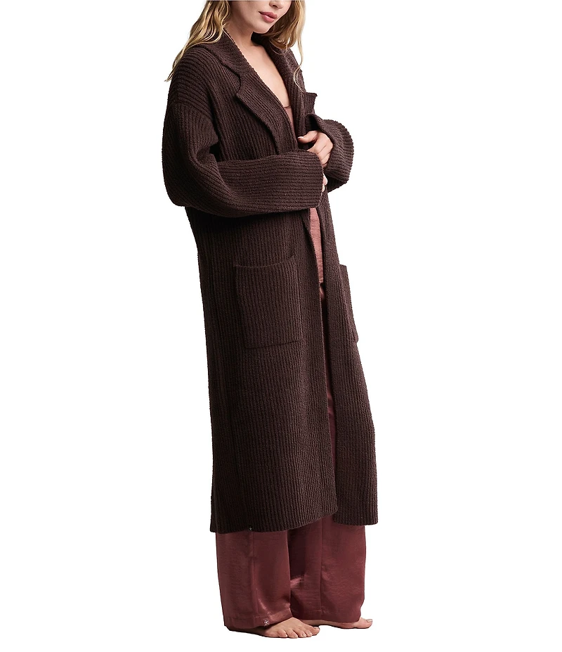 Barefoot Dreams CozyChic Cotton Ribbed Long Robe Coat