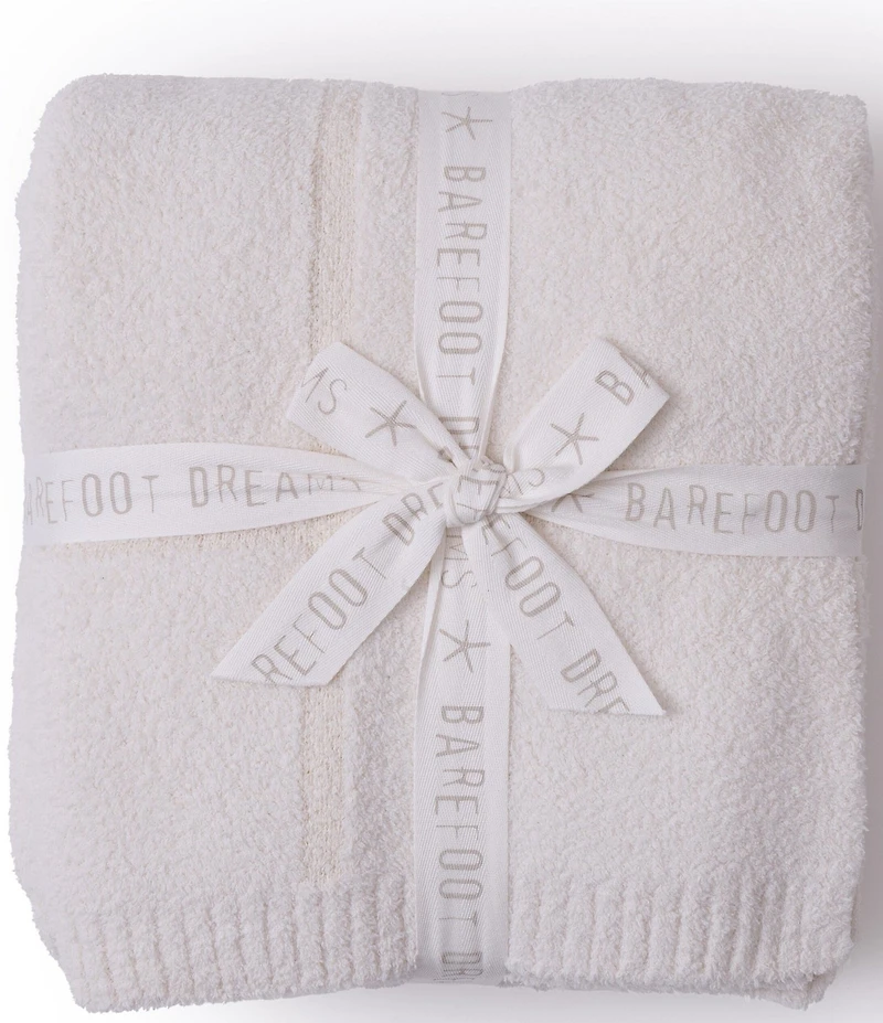 Barefoot Dreams CozyChic Cotton Tonal Plaid Throw Blanket