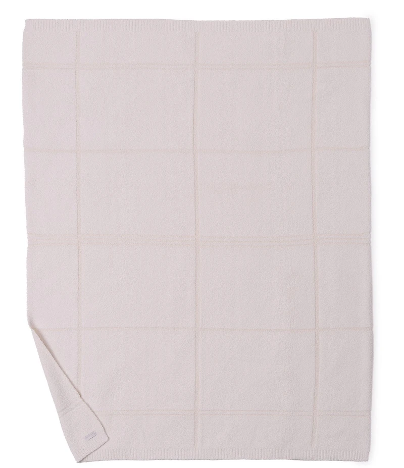 Barefoot Dreams CozyChic Cotton Tonal Plaid Throw Blanket