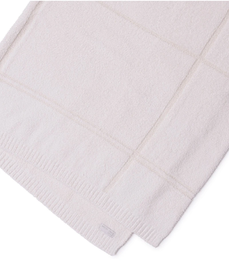 Barefoot Dreams CozyChic Cotton Tonal Plaid Throw Blanket