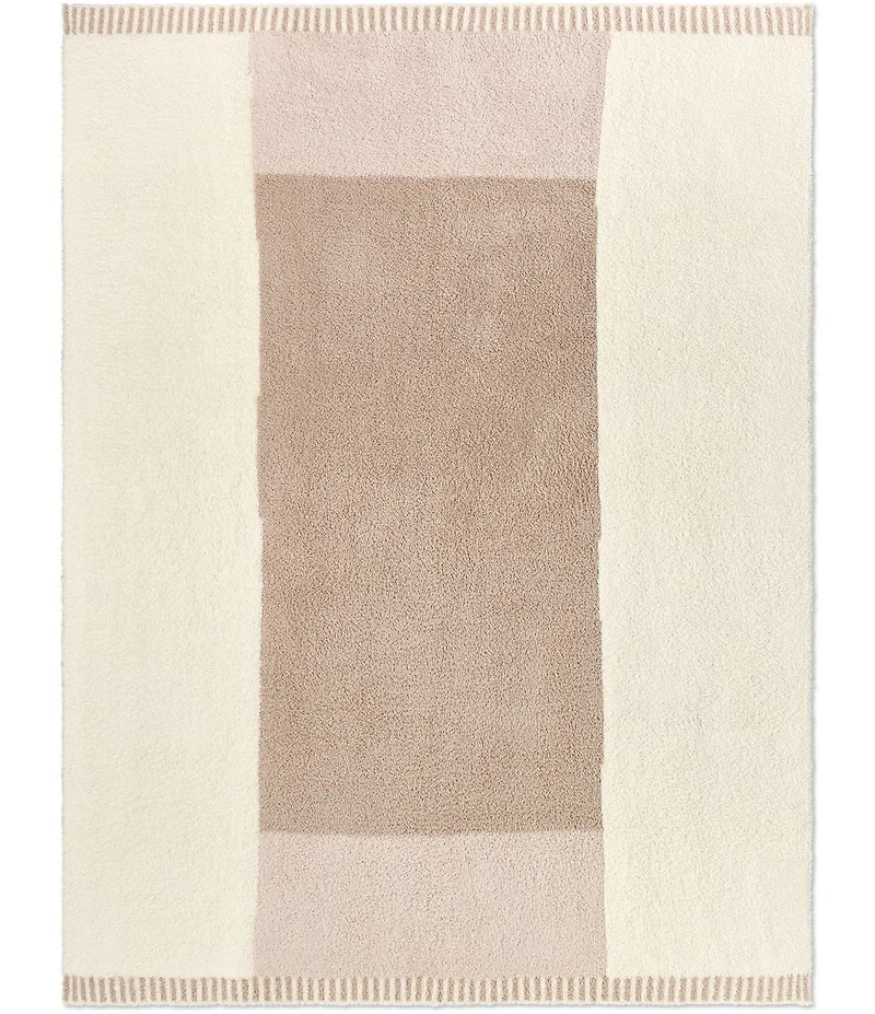 Barefoot Dreams CozyChic Cova Center Stripe Throw Blanket