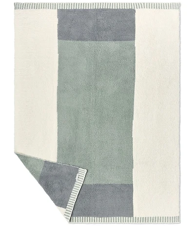 Barefoot Dreams CozyChic Cova Center Stripe Throw Blanket