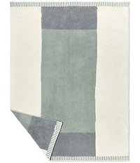 Barefoot Dreams CozyChic Cova Center Stripe Throw Blanket