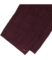 Barefoot Dreams CozyChic Fisherman Cable Throw Blanket