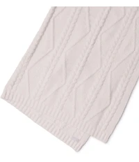 Barefoot Dreams CozyChic Fisherman Cable Throw Blanket