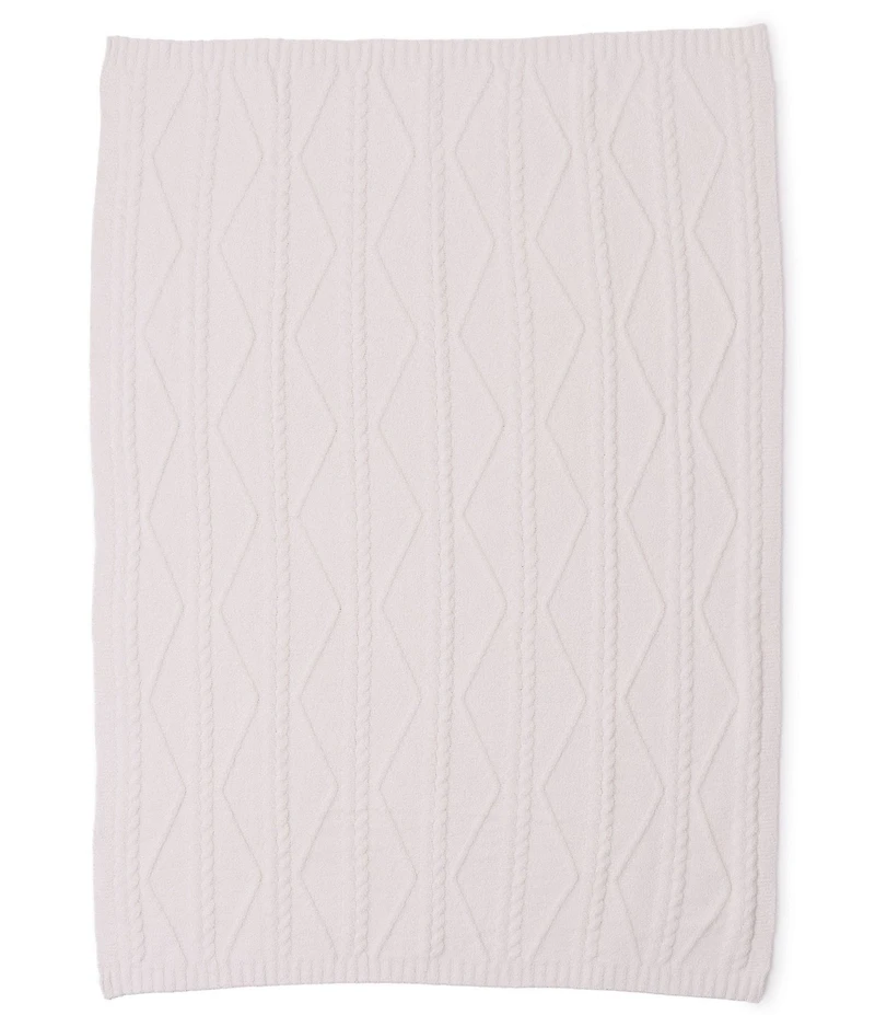 Barefoot Dreams CozyChic Fisherman Cable Throw Blanket