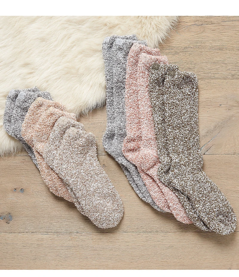 Barefoot Dreams CozyChic® Heathered Fuzzy Socks