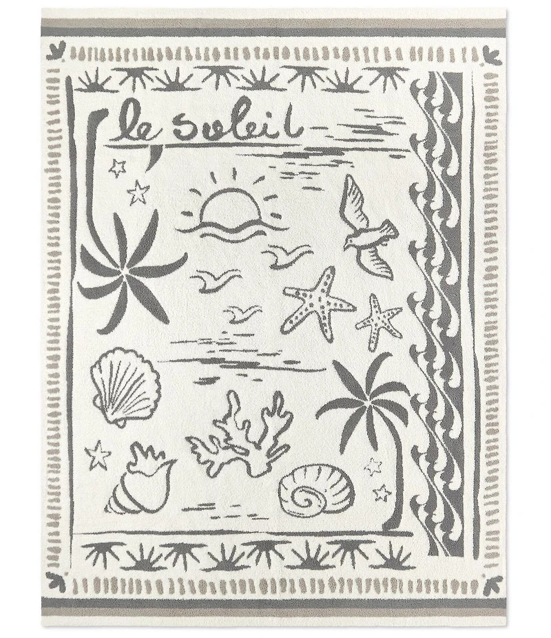 Barefoot Dreams CozyChic Le Soleil Throw Blanket