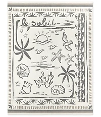 Barefoot Dreams CozyChic Le Soleil Throw Blanket