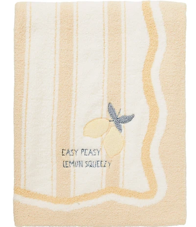 Barefoot Dreams CozyChic® Lemon Stroller Blanket