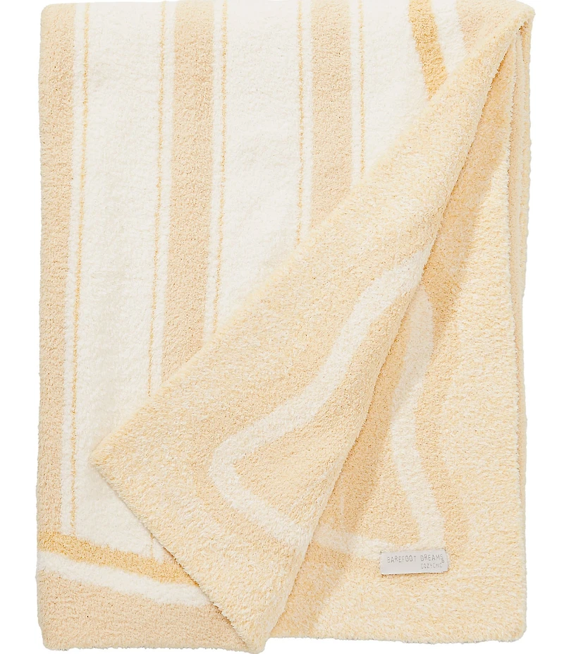 Barefoot Dreams CozyChic® Lemon Stroller Blanket