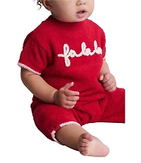 Barefoot Dreams CozyChic Lite® Baby Fa La La Onesie