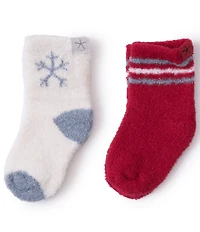 Barefoot Dreams CozyChic Lite® Baby Holiday Sock Set
