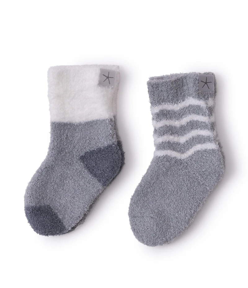 Barefoot Dreams CozyChic Lite® Baby Sock Stripe Set
