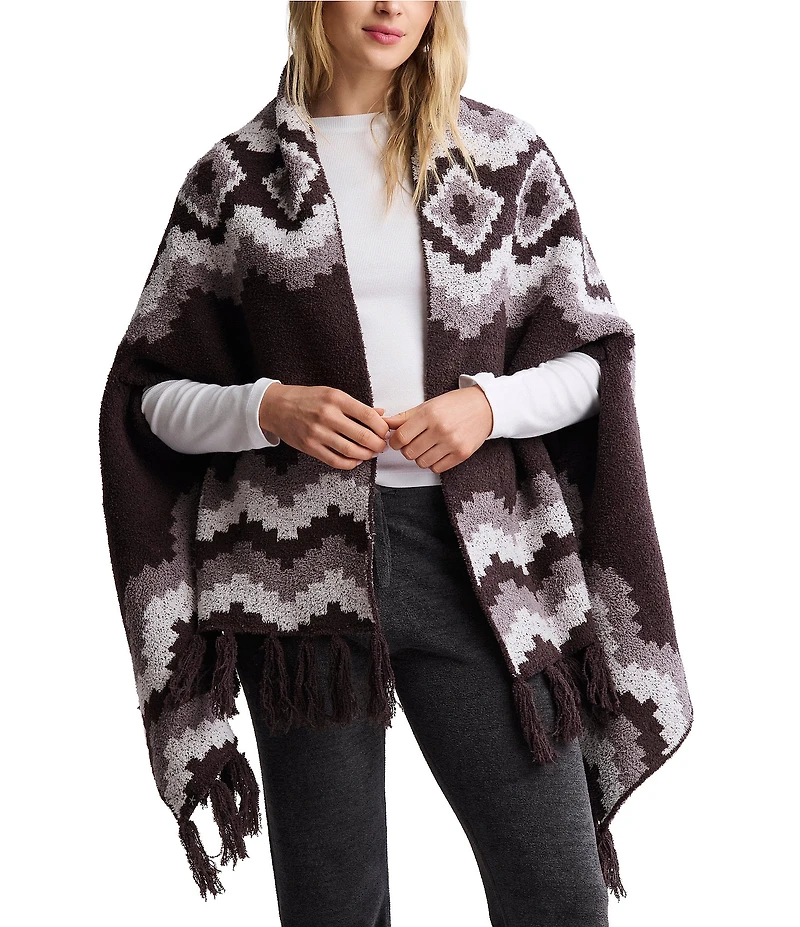Barefoot Dreams CozyChic Mosaic Wrap