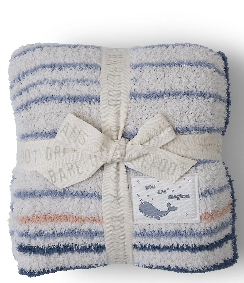 Barefoot Dreams CozyChic® Narwhal Stroller Blanket