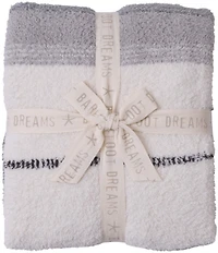 Barefoot Dreams CozyChic Ombre Striped Jacquard Knit Throw Blanket