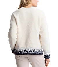 Barefoot Dreams CozyChic Raglan Confetti Pullover Top