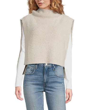 Barefoot Dreams CozyChic Ribbed Balaclava Poncho