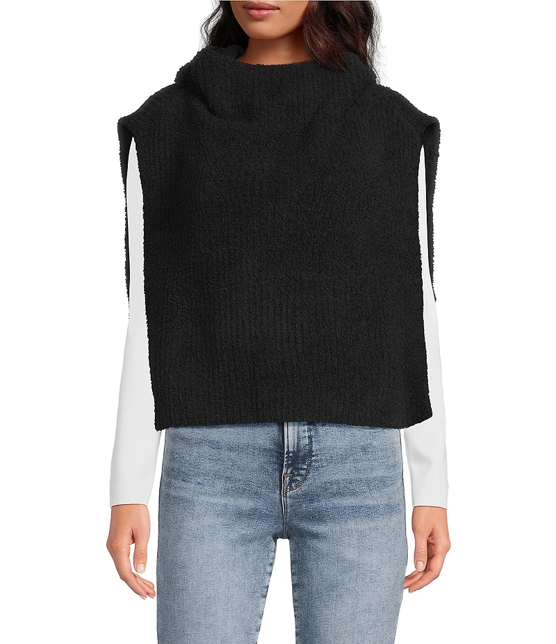 Barefoot Dreams CozyChic Ribbed Balaclava Poncho