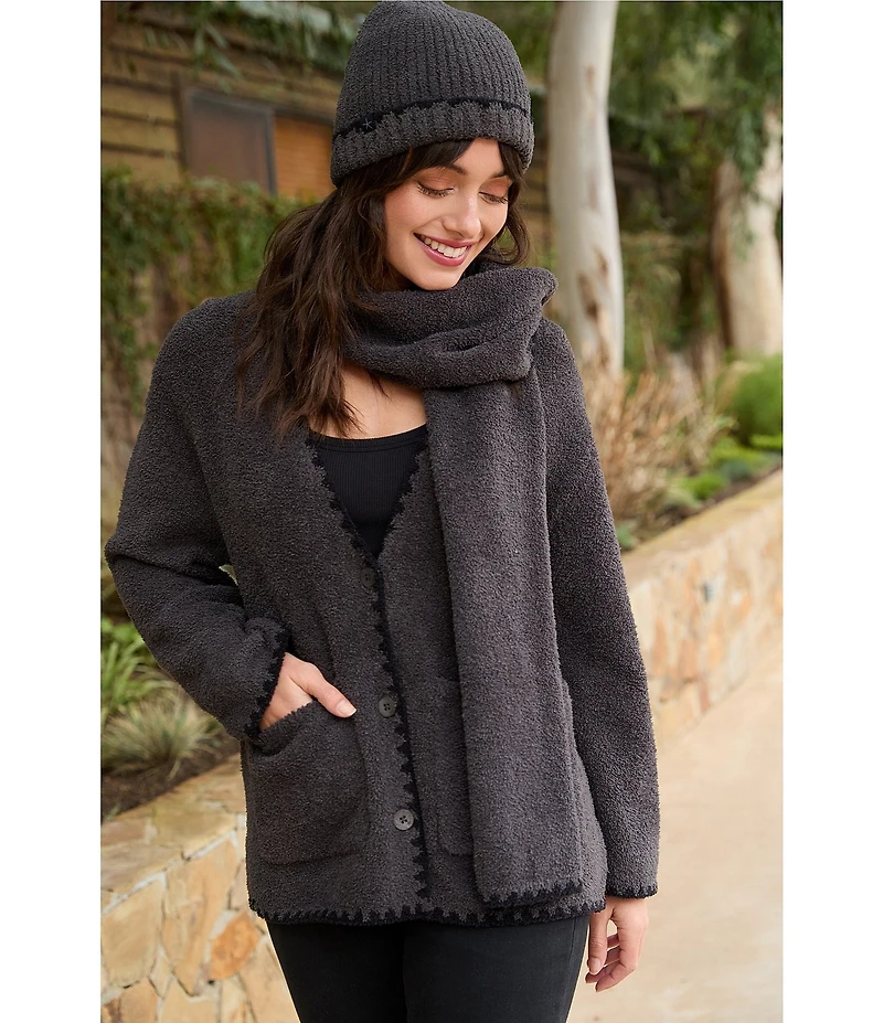 Barefoot Dreams Cozychic Ribbed Blanket Stitch Beanie