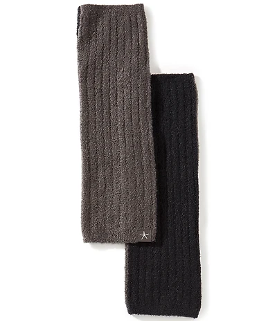 Barefoot Dreams CozyChic Ribbed Color Block Fingerless Arm Warmers