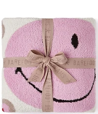 Barefoot Dreams CozyChic Smiley Stripe Throw Blanket