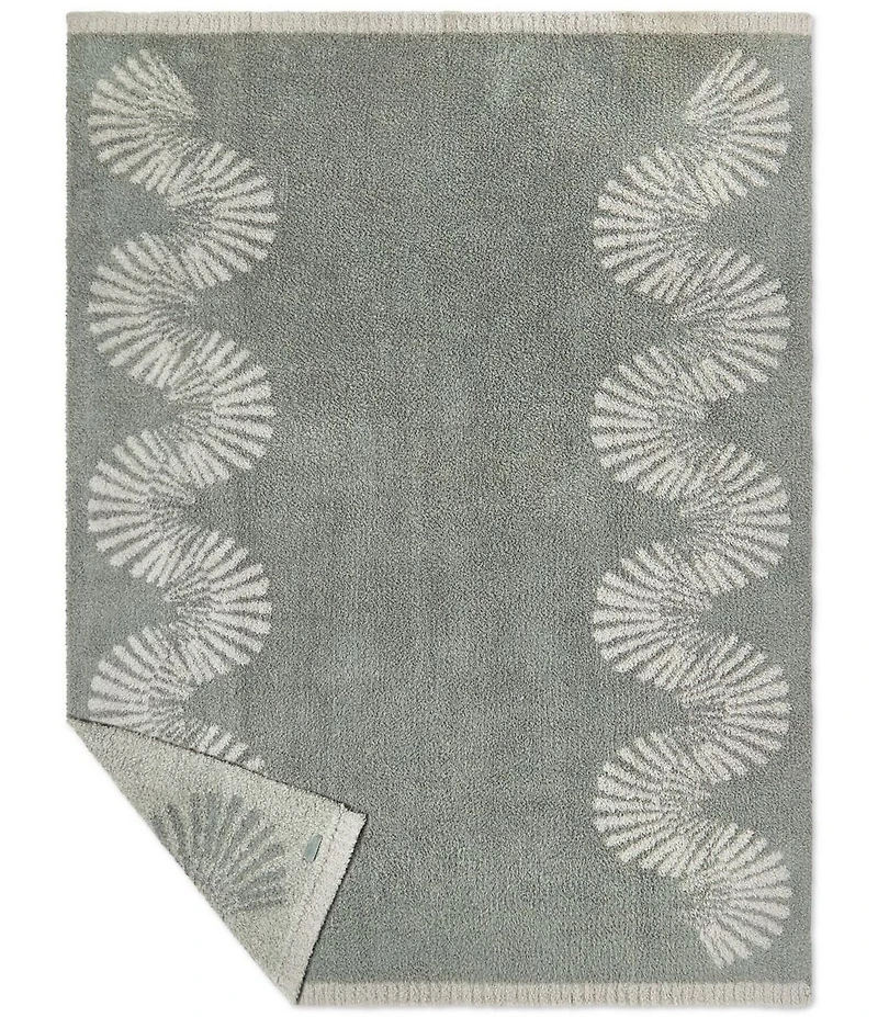 Barefoot Dreams CozyChic Spiral Seashell Throw Blanket