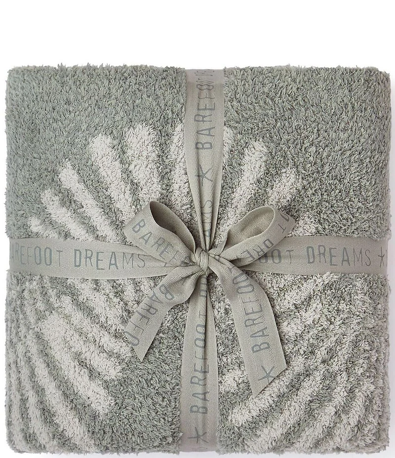 Barefoot Dreams CozyChic Spiral Seashell Throw Blanket