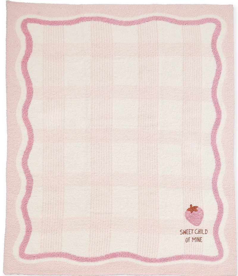Barefoot Dreams CozyChic® Strawberry Stroller Blanket