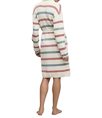 Barefoot Dreams CozyChic Ultra Lite® Cotton Stripe Short Robe