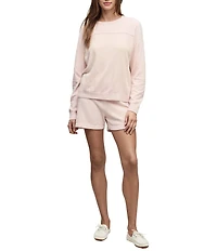 Barefoot Dreams CozyChic Ultra Lite® Knit Seamed Pullover and Short Lounge Set